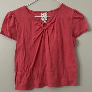 Wild Fable Coral Short Sleeve blouse